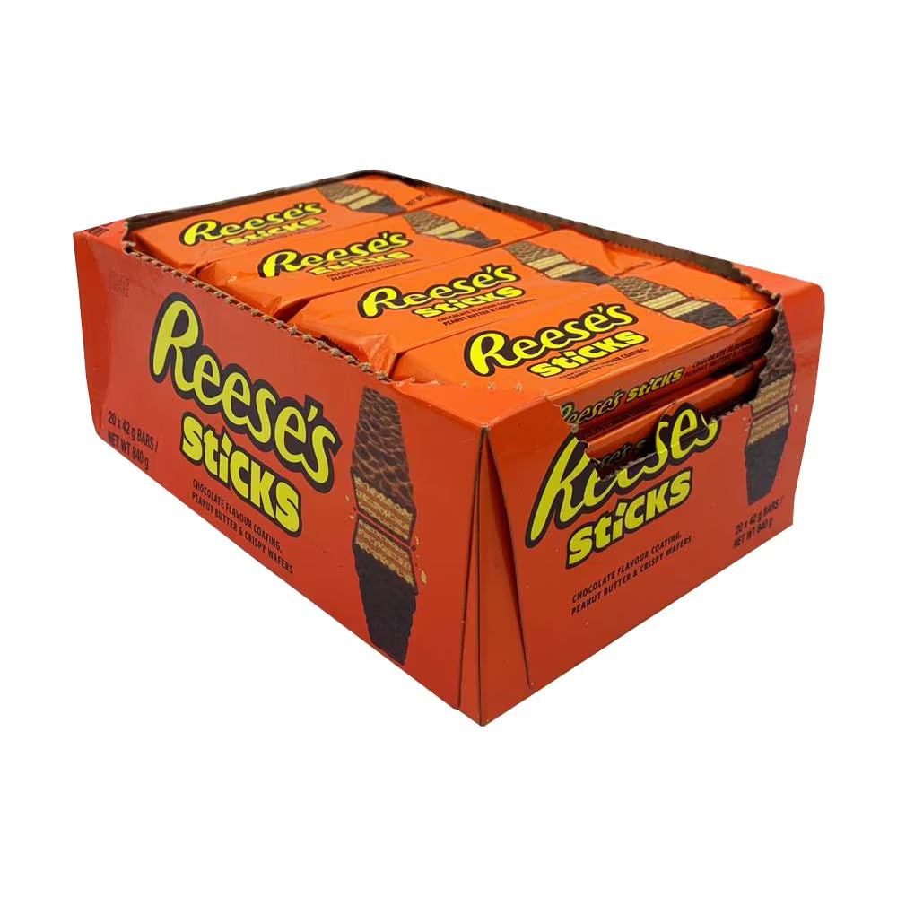 Reese's Wafer Sticks 20 x 42g (box) - Out of Date